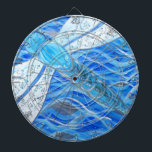 Dragonfly Dartboard<br><div class="desc">Inspired by the beautiful dragonflies flying over our pond.</div>