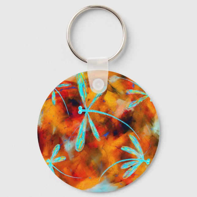 Dragonfly Desert Flit Keychain (Front)