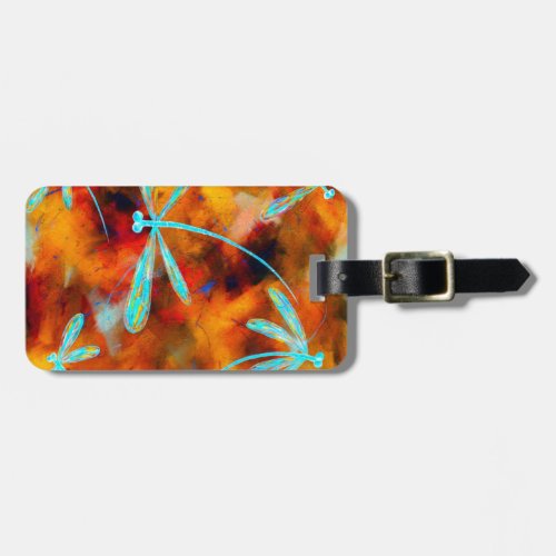 Dragonfly Desert Flit Luggage Tag