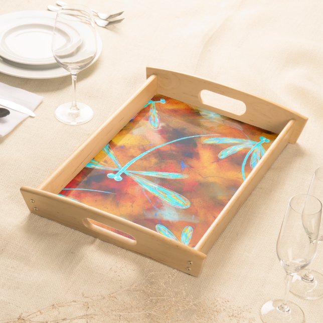 Dragonfly Desert Flit Serving Tray (Front)