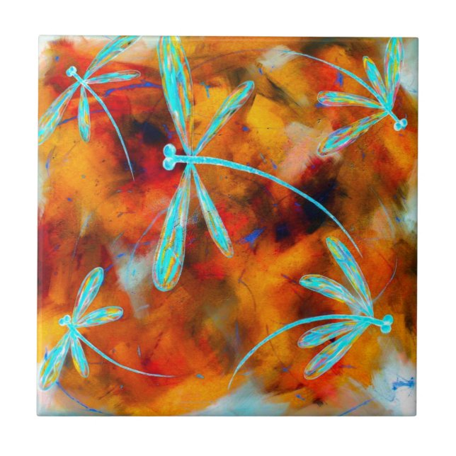 Dragonfly Desert Flit Tile (Front)