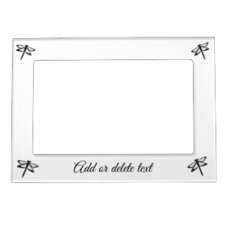 Dragonfly Design Magnetic Picture Frame