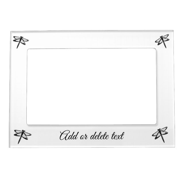Dragonfly Design Magnetic Picture Frame (Front)