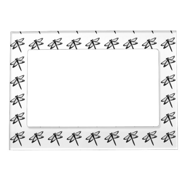 Dragonfly Design Magnetic Picture Frame (Front)