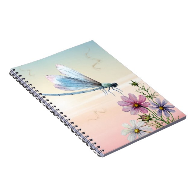 Dragonfly Design Notebook (Right Side)