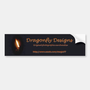 Dragonfly Designs Bumper Sticker