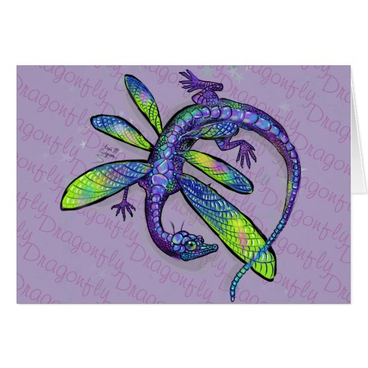 Dragonfly Dragon Cards (Front Horizontal)
