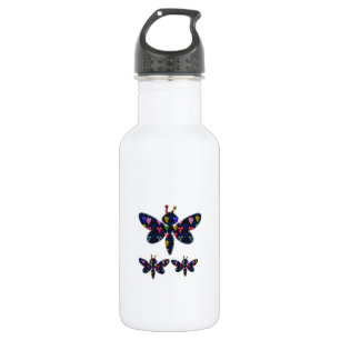DRAGONFLY dragon fly insect dot navinJOSHI NVN89 Water Bottle