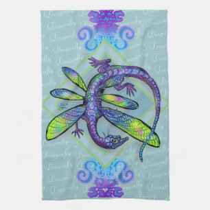 Dragonfly Dragon Kitchen Towel