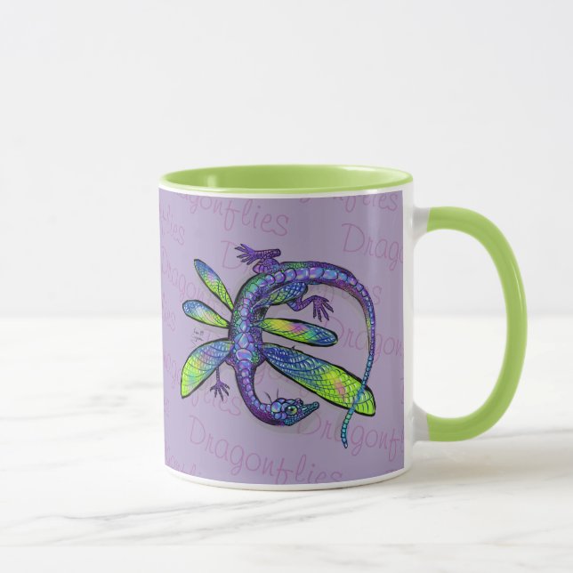 Dragonfly Dragon Mug (Right)