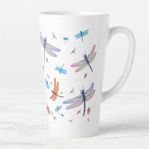 Dragonfly Dragonflies Dragon Fly Latte Mug