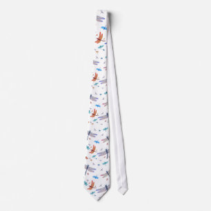 Dragonfly Dragonflies Dragon Fly Neck Tie