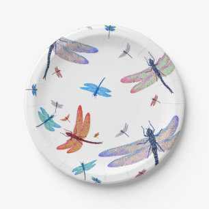 Dragonfly Dragonflies Dragon Fly Paper Plates