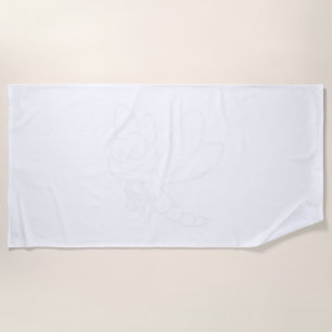 Dragonfly dragonfly beach towel