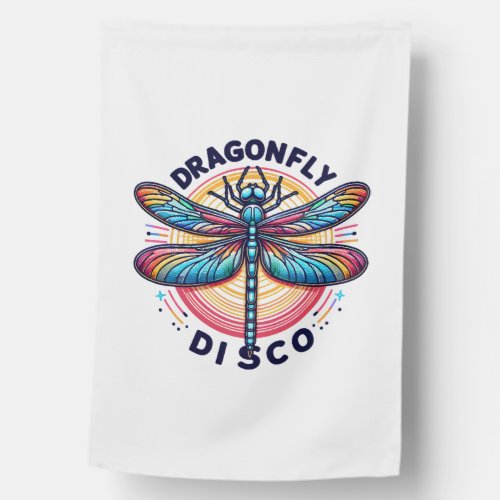 Dragonfly Dragonfly Disco House Flag