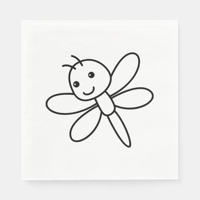 Dragonfly dragonfly napkins (Front)