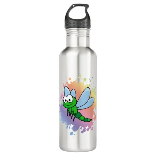 Dragonfly dragonfly  stainless steel water bottle