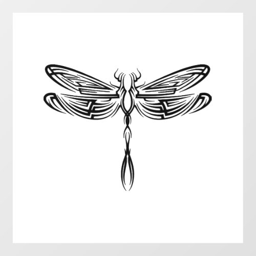 Dragonfly dragonfly tribal tattoo floor decals