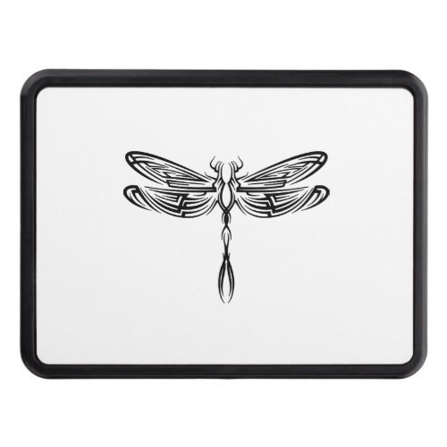 Dragonfly dragonfly tribal tattoo hitch cover