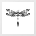 Dragonfly dragonfly tribal tattoo wall decal 
