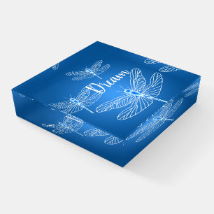 Dragonfly Dream Inspirational Paperweight