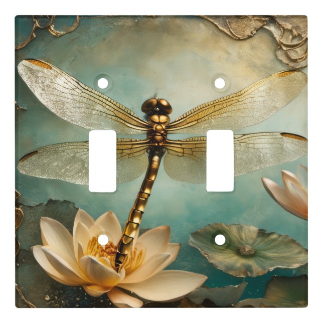 Dragonfly Dream Light Switch Cover (Front)