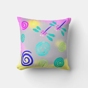 Dragonfly Dream Throw Pillow