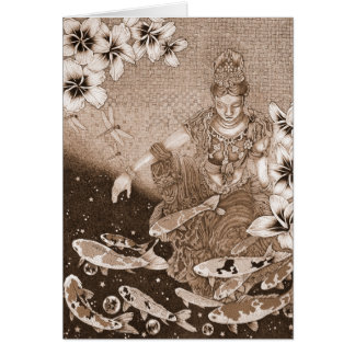 Dragonfly Dream VII (Listening to Peace) - Sepia Cards