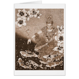 Dragonfly Dream VII sepia Cards