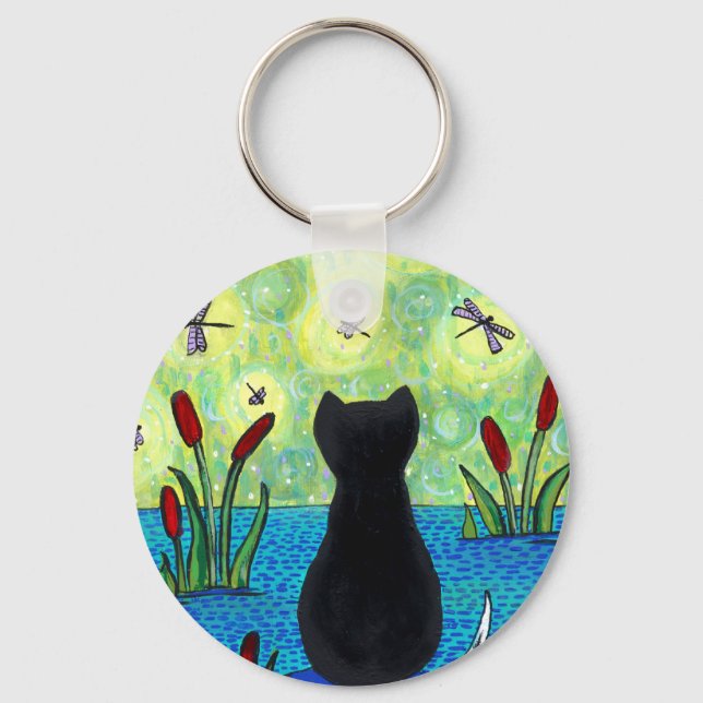 Dragonfly Dreamer Keychain (Front)