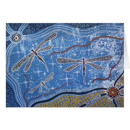 DRAGONFLY DREAMING Card (Front Horizontal)