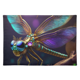 Dragonfly Dreaming Willowbreeze Cloth Placemat