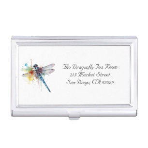 Dragonfly Dreamscape, custom Business Card Case
