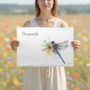 Dragonfly Dreamscape, custom Cloth Placemat