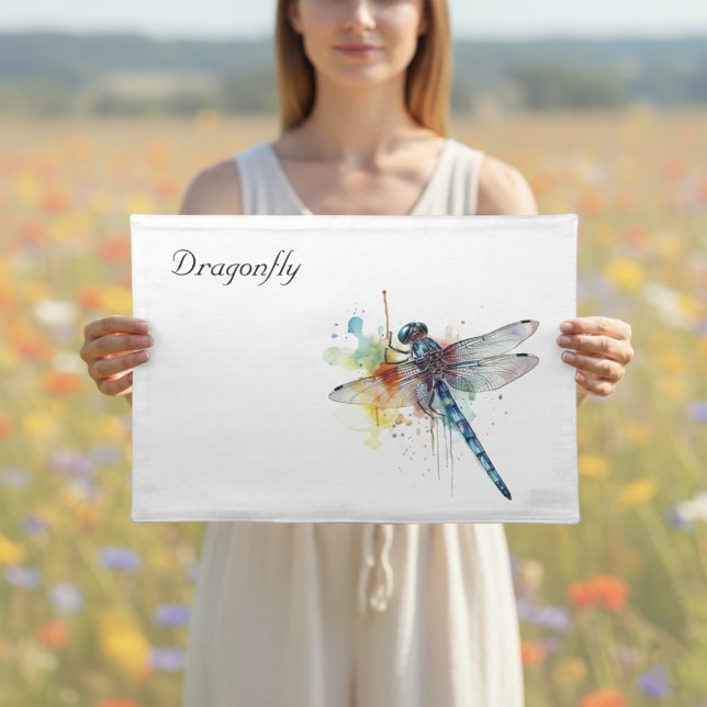 Dragonfly Dreamscape, custom Cloth Placemat (Creator Uploaded)