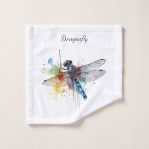 Dragonfly Dreamscape, custom Wash Cloth