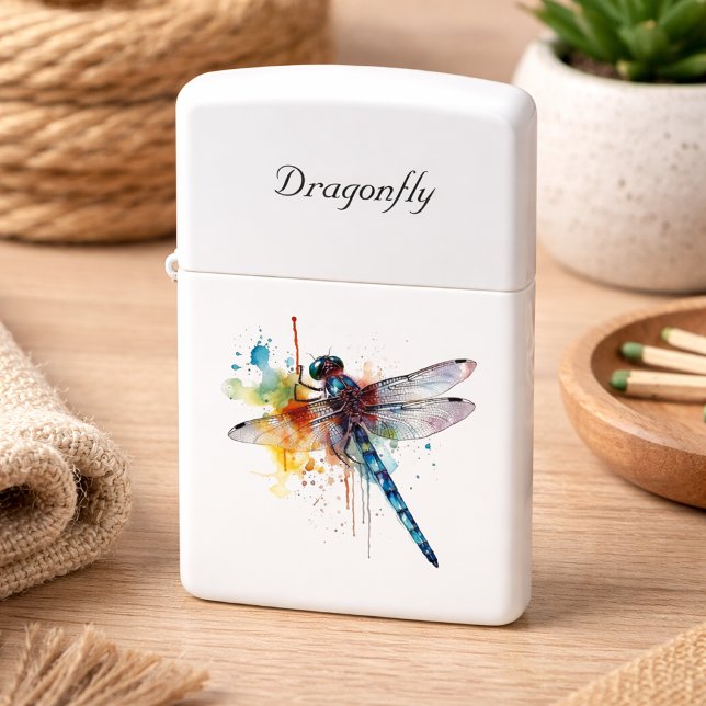Dragonfly Dreamscape, custom Zippo Lighter (Creator Uploaded)