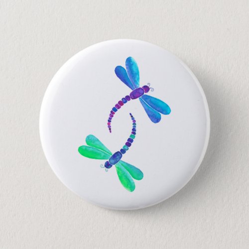 Dragonfly Duo Button
