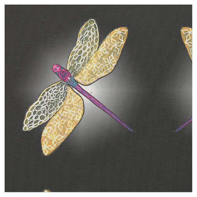 Dragonfly Fabric (Close Up)