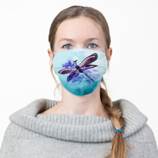 Dragonfly Face Mask (Worn)