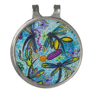 Dragonfly Fantasy  Golf Hat Clip