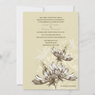Dragonfly Fantasy Wedding Invitation