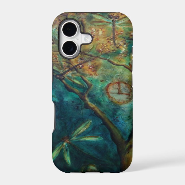 Dragonfly Flirtation Iphone Case (Back)
