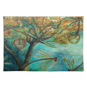 Dragonfly Flirtation Placemat