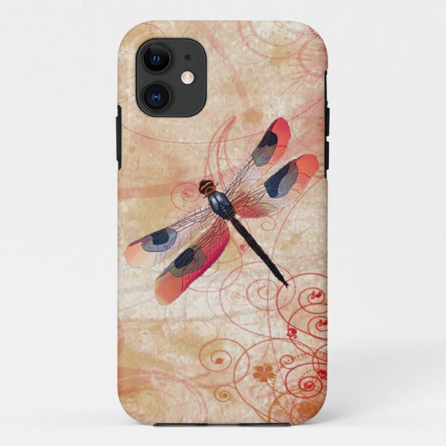 Dragonfly Flourish Case-Mate iPhone Case (Back)