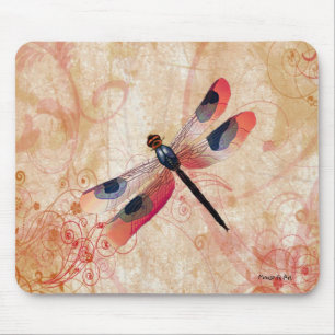 Dragonfly Flourish Mousepad