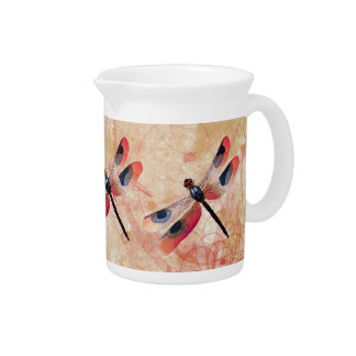 Dragonfly Flourish Pitcher