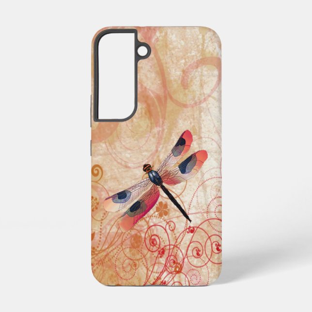 Dragonfly Flourish Samsung Galaxy Case (Back)
