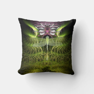 Dragonfly Fractal Magic Jumbo Cushion | Pillow