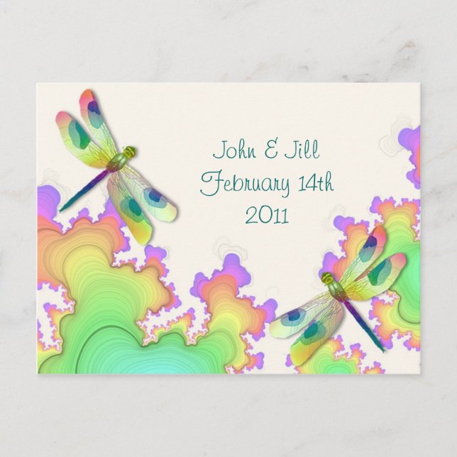 Dragonfly Fractal Recipe Card (Front)